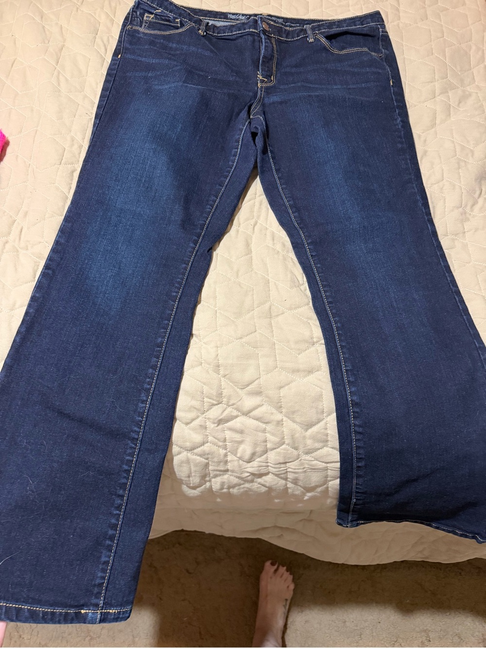 Dark women jeans, 14 S
